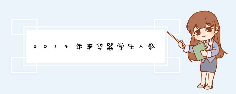 2014年来华留学生人数,第1张