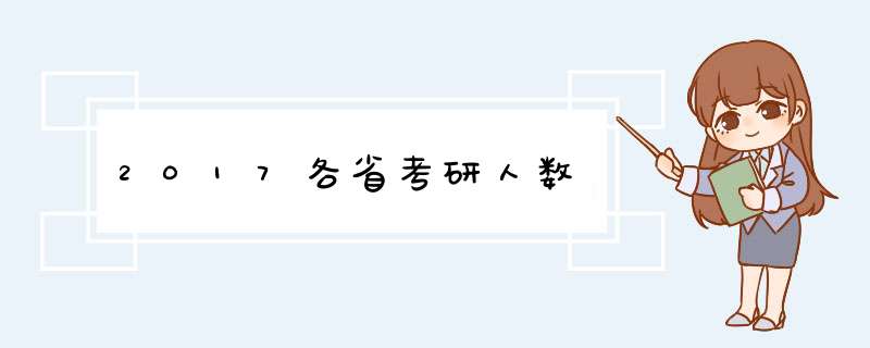 2017各省考研人数,第1张