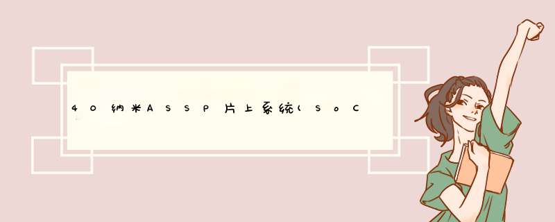 40纳米ASSP片上系统(SoC)TrueStore SC9,第1张