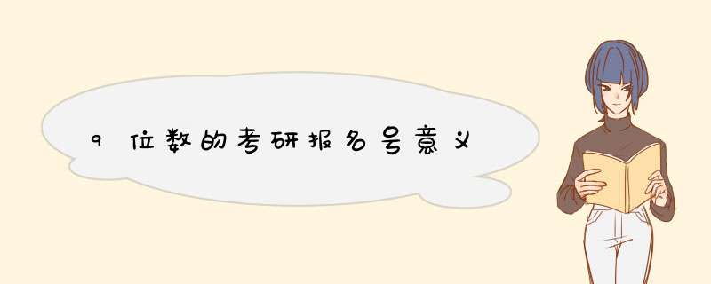 9位数的考研报名号意义,第1张