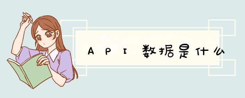 API数据是什么,第1张