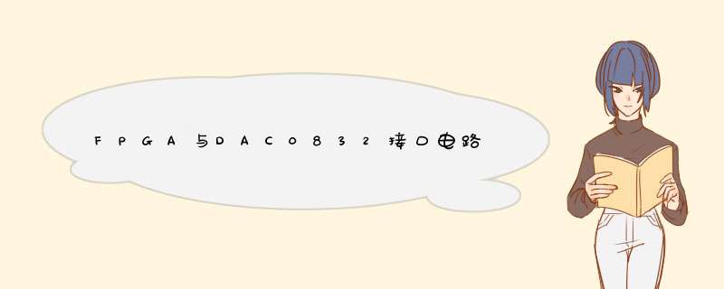 FPGA与DAC0832接口电路原理图,第1张