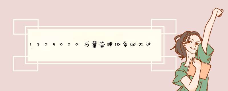 IS09000质量管理体系四大过程、六大程序文件、八大质量管理原则是什么？,第1张