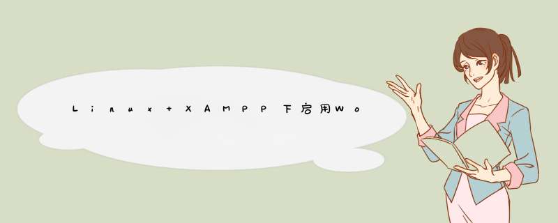 Linux XAMPP下启用WordPress的自定义文件名,第1张