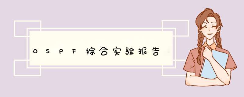 OSPF综合实验报告,第1张