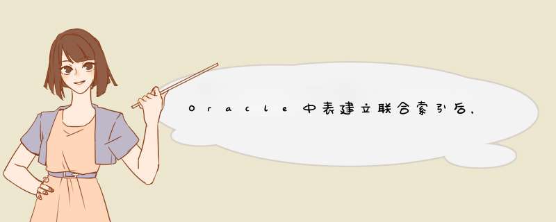 Oracle中表建立联合索引后，其中的一个字段是否可以用来进行索引。,第1张