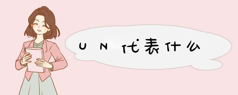 UN代表什么,第1张