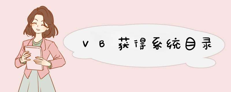 VB获得系统目录,第1张