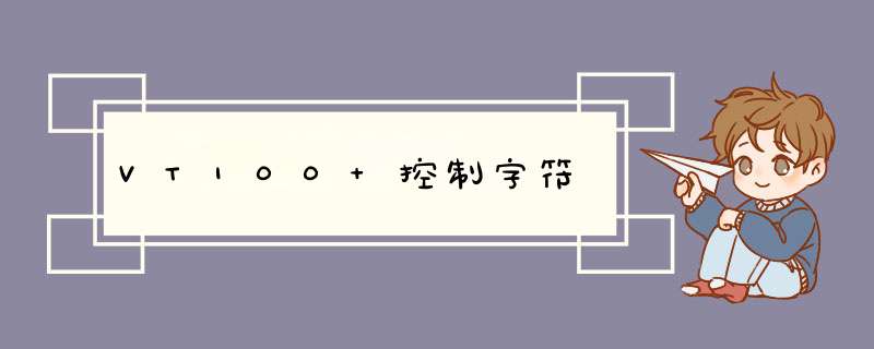 VT100 控制字符,第1张