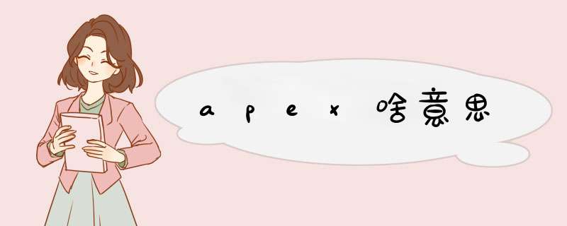 apex啥意思,第1张