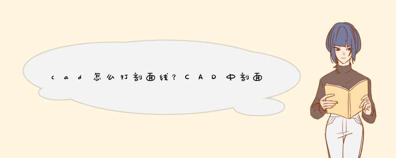 cad怎么打剖面线？CAD中剖面线怎么打？,第1张