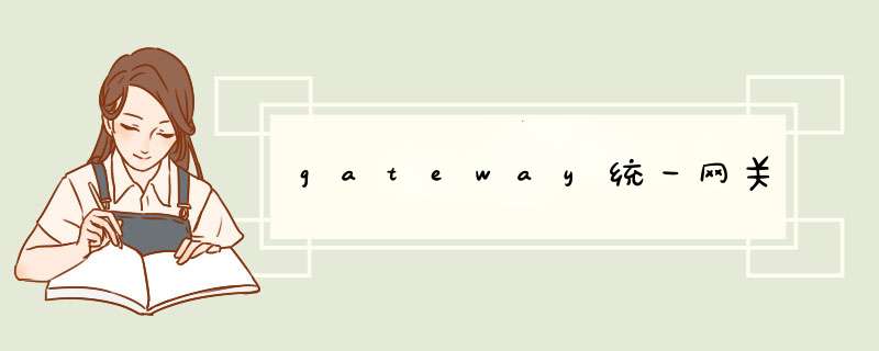 gateway统一网关,第1张