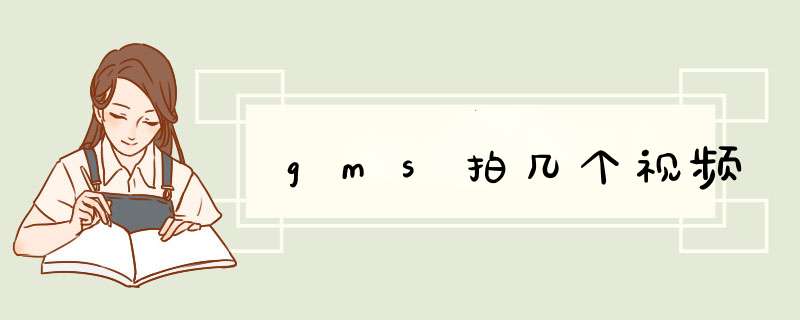 gms拍几个视频,第1张