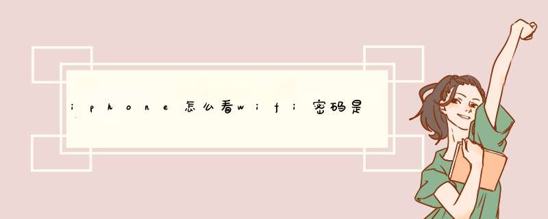 iphone怎么看wifi密码是多少,第1张