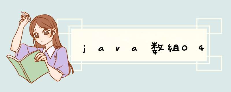 java数组04,第1张