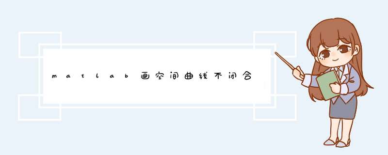 matlab画空间曲线不闭合,第1张