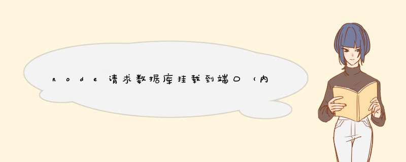 node请求数据库挂载到端口（内置HTTP）,第1张