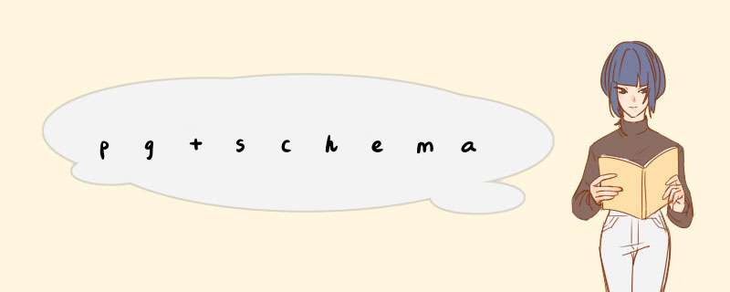 pg schema,第1张