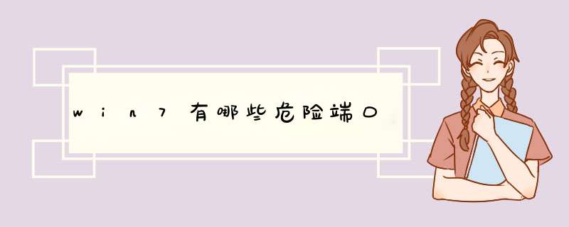 win7有哪些危险端口,第1张