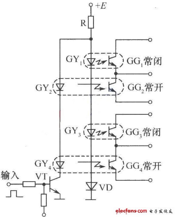 常开常闭触点(接点)开关电路图,第2张