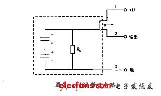 基于p7187的人体测温仪的设计,p7187热释电传感器的等效电路,第3张