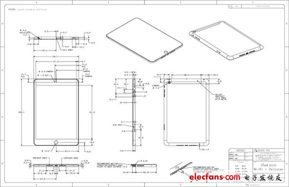 苹果发布iPad mini和第四代iPad设计图,苹果发布iPad mini和第四代iPad设计图,第2张