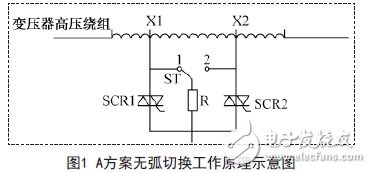 基于无弧有载调压实现无弧切换的解决方案,A方案无弧切换工作原理示意图,第2张