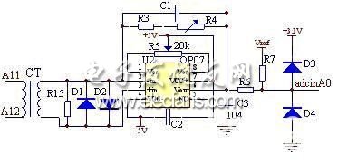 基于TMS320F2812的变电站综合自动化系统,模数转换前置电路,第4张