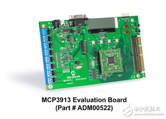 新一代高精度电能计量模拟前端问世,MCP3913评估板图,第3张