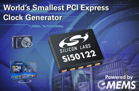 Silicon Labs推出业界最小尺寸PCI Express时钟IC,si50122,第2张