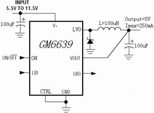 GM6639电源芯片应用电路,第2张