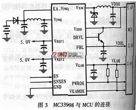 带线性调压器的开关电源芯片MC33998,第3张