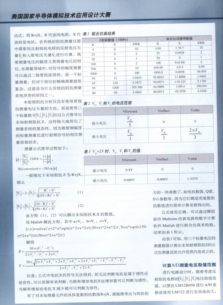 射频阻抗分析仪的设计,第3张