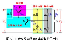 [组图]带有放大环节的串联型稳压电路,第2张
