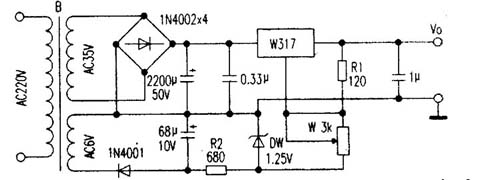 [图文]使W317稳压器从零伏起调,第2张