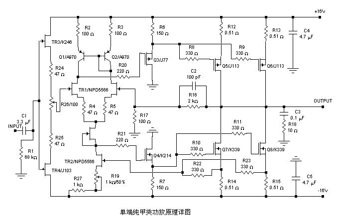 20W-50W单端FET纯甲类功放的设计制作,第4张