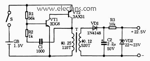 三极管升压电路5V升压到30V以上,第3张