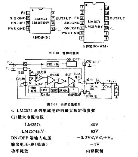 LM2574管脚引脚定义功能图,第2张