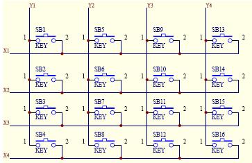 4x4鍵盤識別電路,第2张