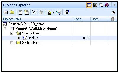 Getting Started with the MAXQ1,Figure 4. Project Explorer window.,第4张