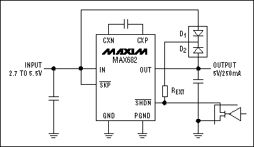 DCDC Conversion without Induc,Figure 4. This regulated charge pump maintains a constant switching frequency.,第5张