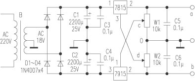 连续可调的正负稳压电源7815&7915,第2张
