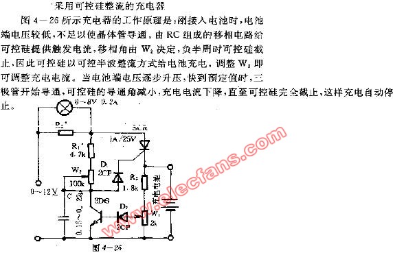 采用可控硅整流的充电器电路,第2张