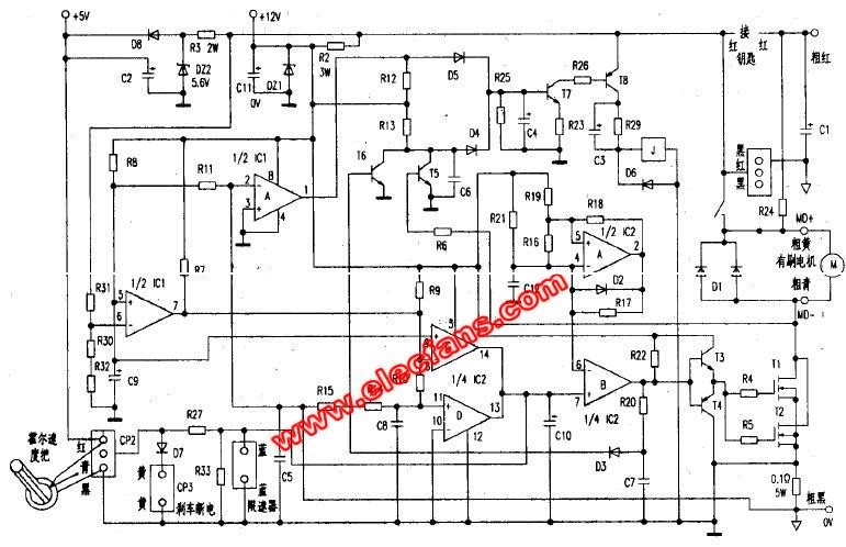 有刷电动车控制器原理图,第2张