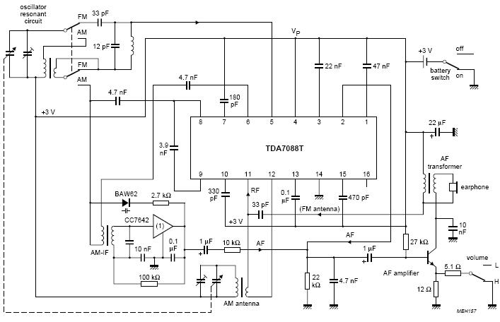 tda7088电路图,第3张