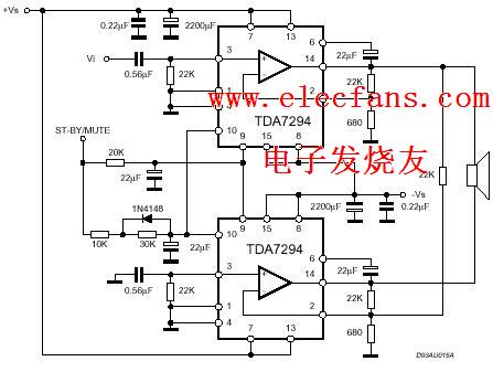 tda7294功放电路图,第5张