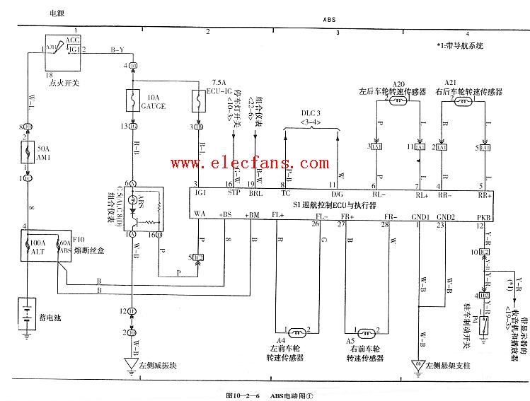 汽车abs电路图,第3张