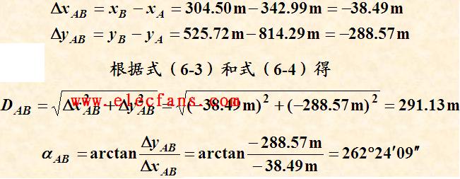 坐标计算的基本公式,第8张