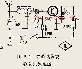 简单晶体管收音机原理图,第2张