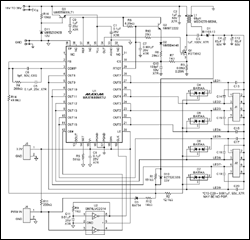 LED背光SEPIC驱动器,Figure 2. Schematic of the driver design.,第2张